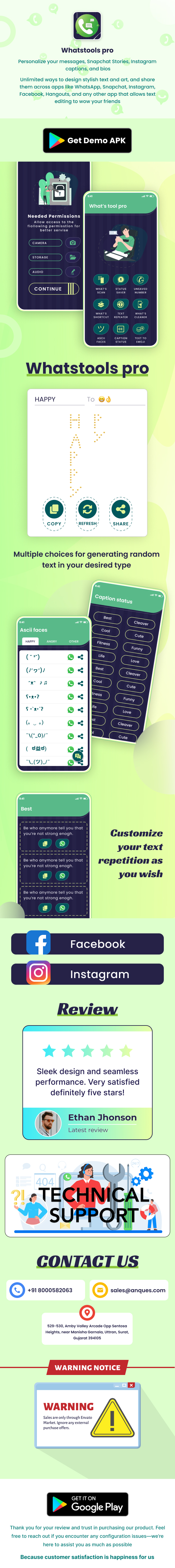 WhatsTool Pro - GB Version | QR Generator | GB WhatsTool Suite | GB Utility Pro | Android | Admob |